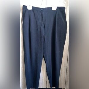 Reitmans Black Ankle Cropped Dress Pants